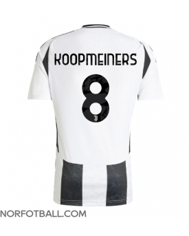 Billige Fotballdrakt Juventus Teun Koopmeiners #8 Replika Hjemmedrakt 2024-25 Kortermet